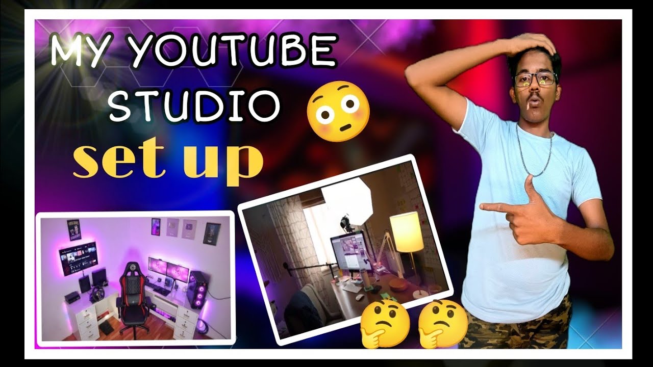 YOUTUBE STUDIO SETUP in TELUGU/ HOW I SET IT? WITH English subtitles @HarshaSaiForYou@tseries