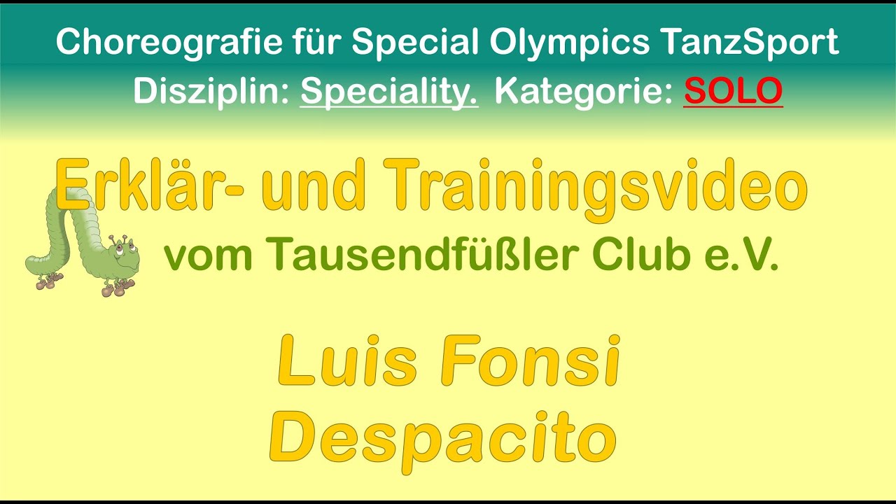Tausendfüßler-Choreografie auf 