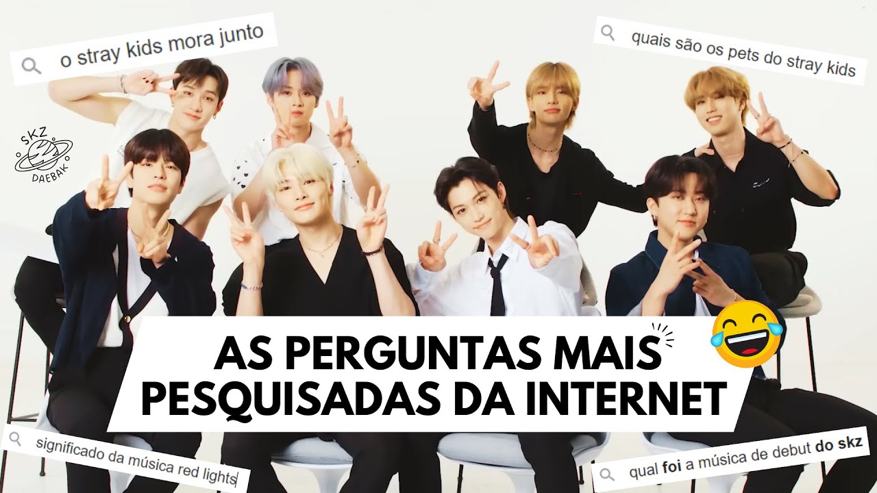 Stray Kids responde &agrave;s perguntas mais pesquisadas da internet | Legendado PT-BR