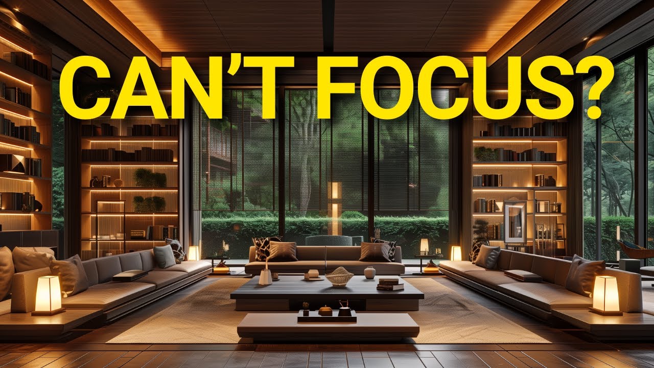 Can’t Focus? Luxury Library Lounge Ambience | Clean Hi-Fi Ambient for Study & Deep Work (No Vocals)