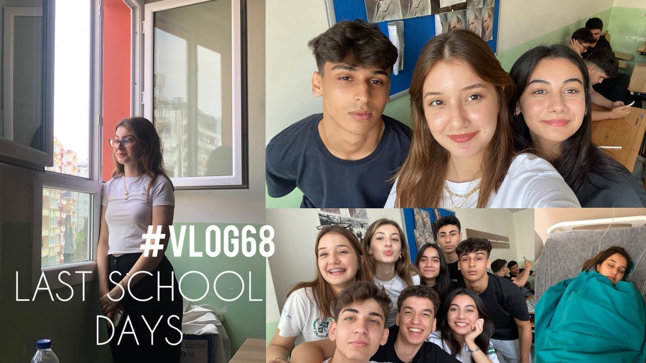 SON OKUL GUNLERİNİN DUYGUSAL BOSLUKLARİ :,) (son sinavlar,hastanelik oldum,nazar) #vlog68