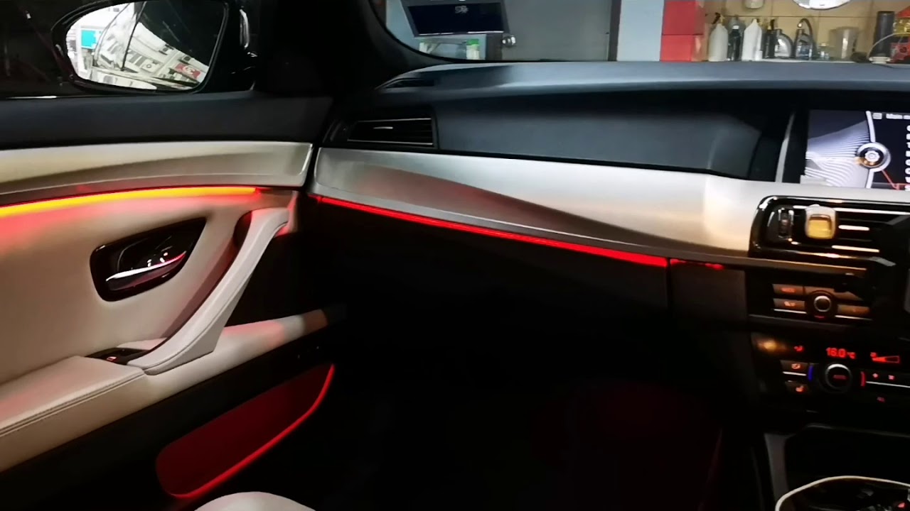 BMW F10 18 color ambient light retrofit