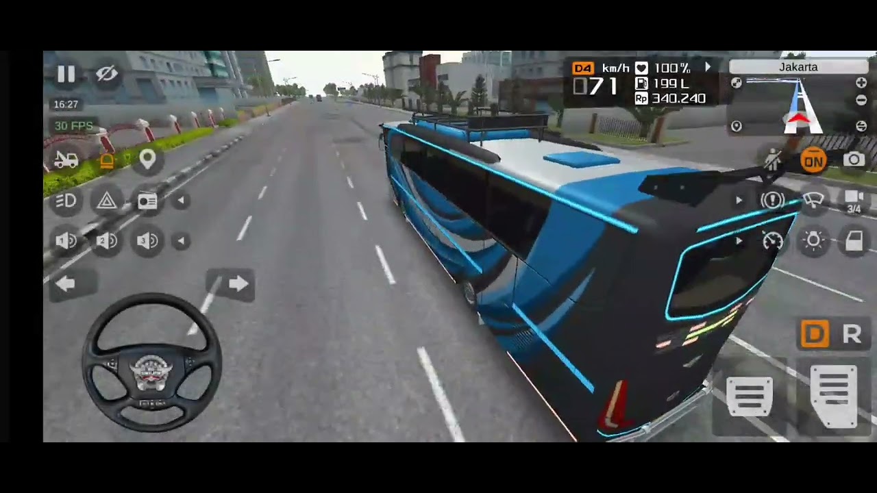 MAIN BUS SIMULATOR DARI JAKARTA KOTA MENUJU BANDUNG!!Disela prjalanan mampir dlu ke Monumen Nasional