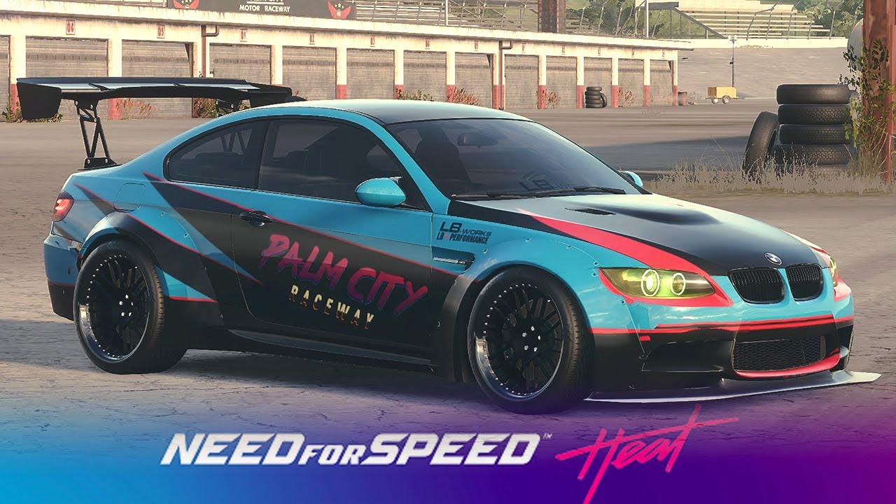 NFS HEAT - PALM CITY RACER BMW 2010 M3 SPEED WRAP