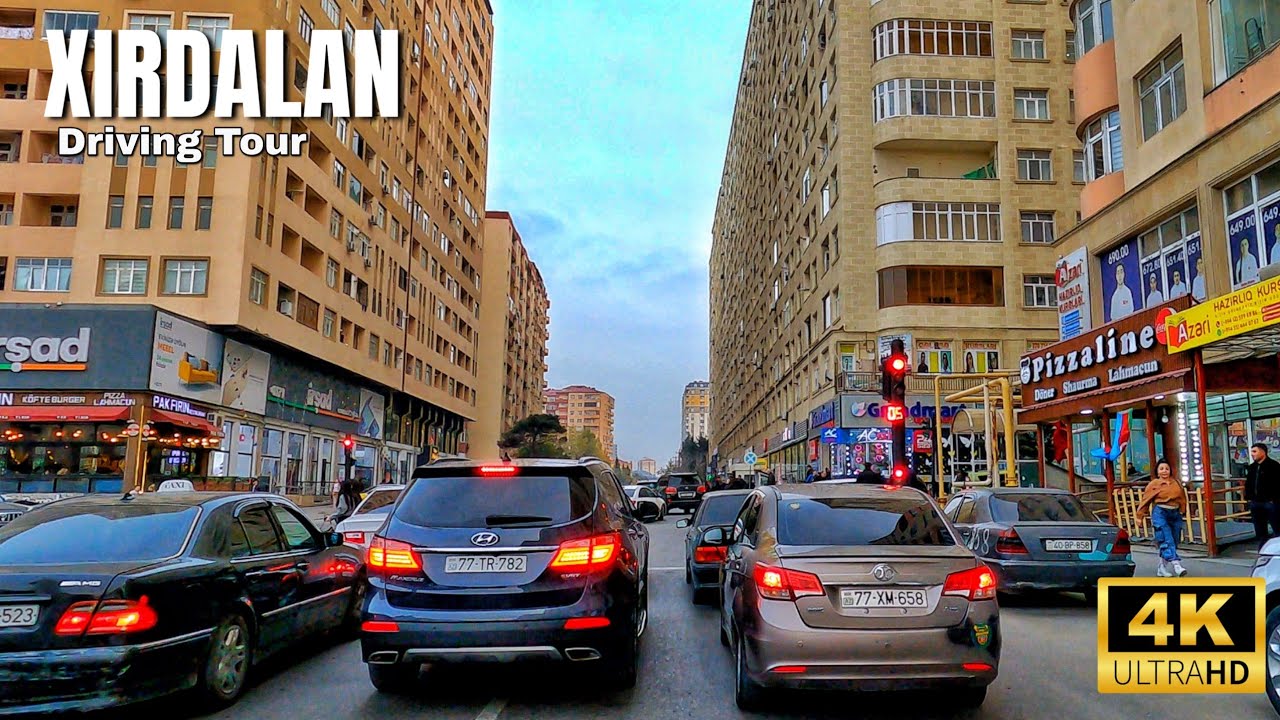 Автотур из Хырдалана в Баку (Байыл) | 4K поездка по Азербайджану | Xirdalan – (9 Ноября 2025) Baku
