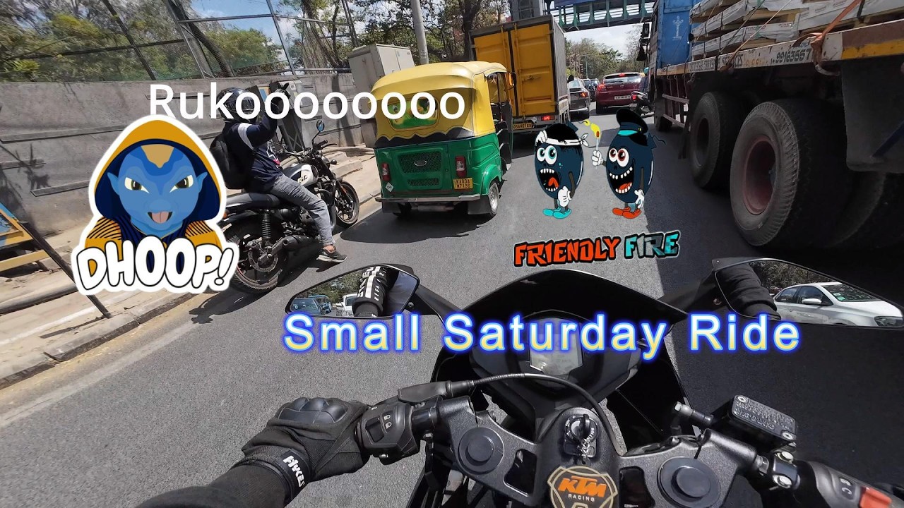KTM RC 200 Funny Ride With Friend 😂 | RC 200 POV Moto Vlog India