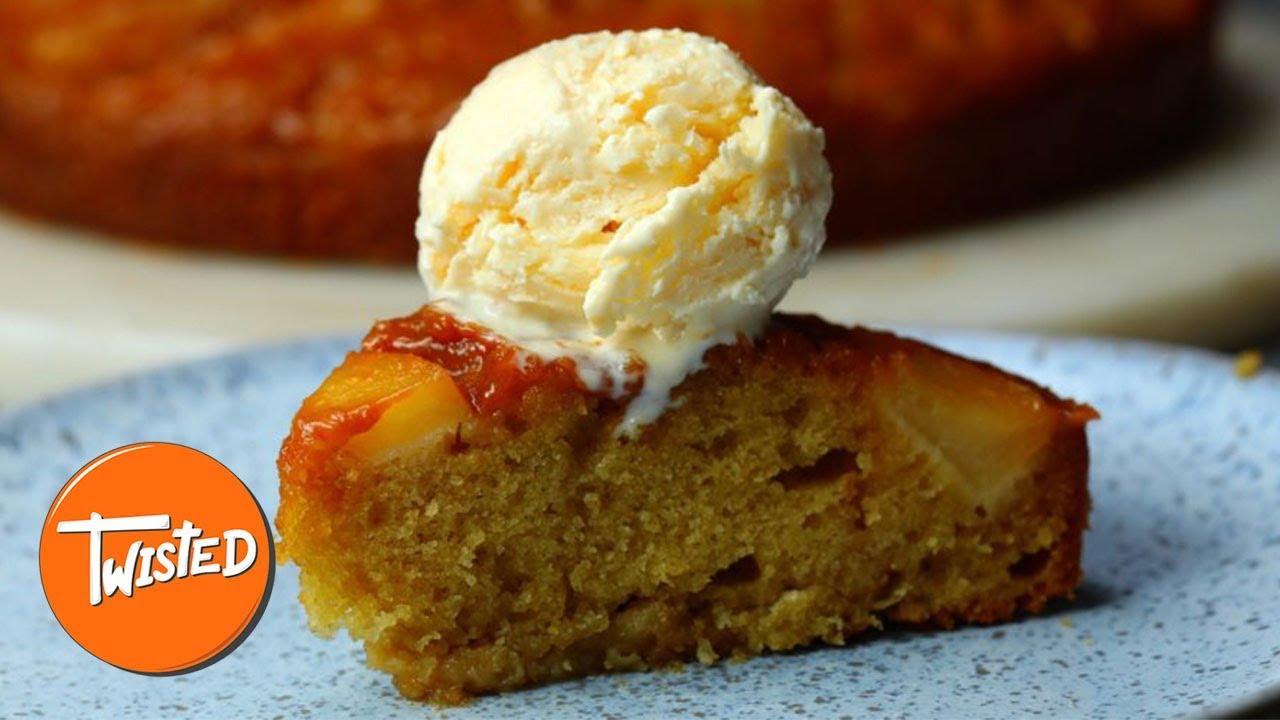 Homemade Upside-Down Caramel Apple Cake | Twisted