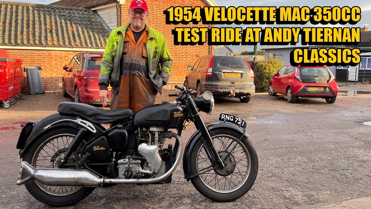 1954 Velocette MAC 350cc на соревнованиях Andy Tiernan Classics #09416VEL