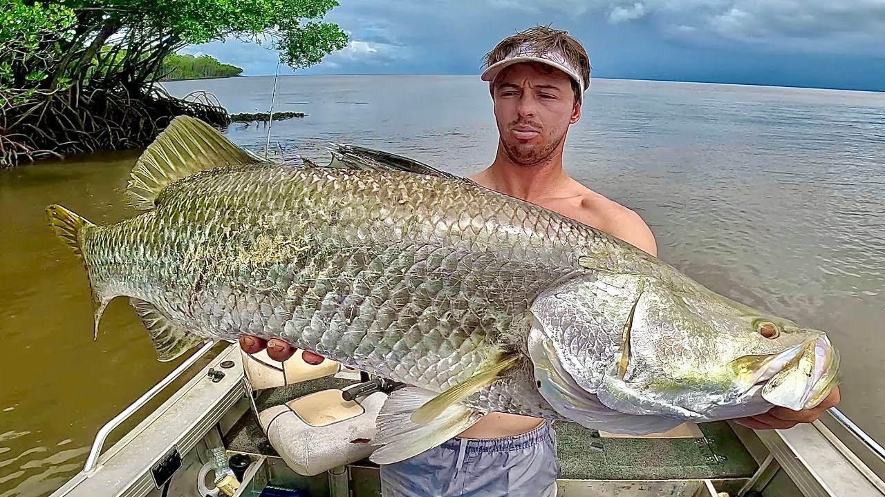 Crazy Barra Fishing Between Big Storms