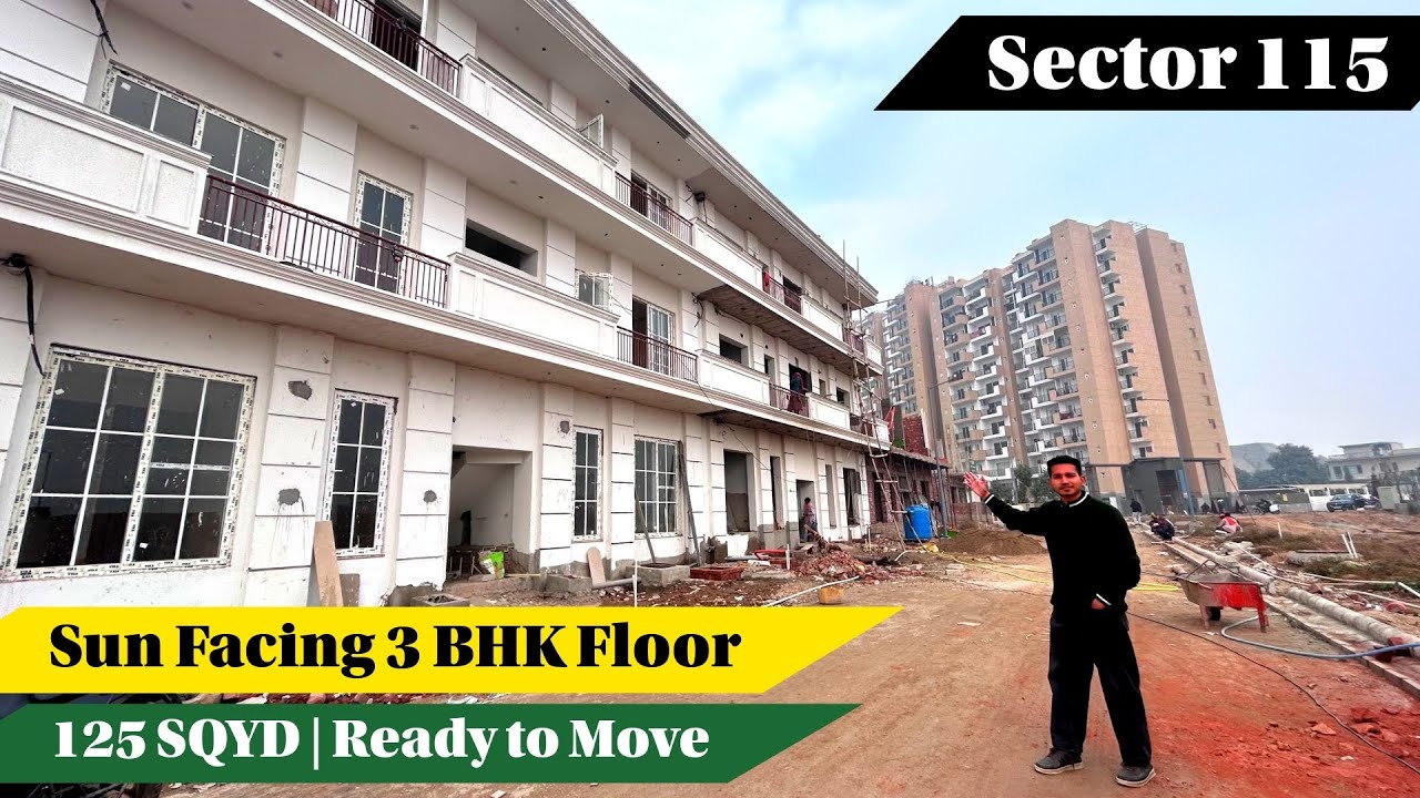 3 BHK Luxury Floors For Sale | Sector 115 Greater Mohali | Ready To Move | Prime Location📍
