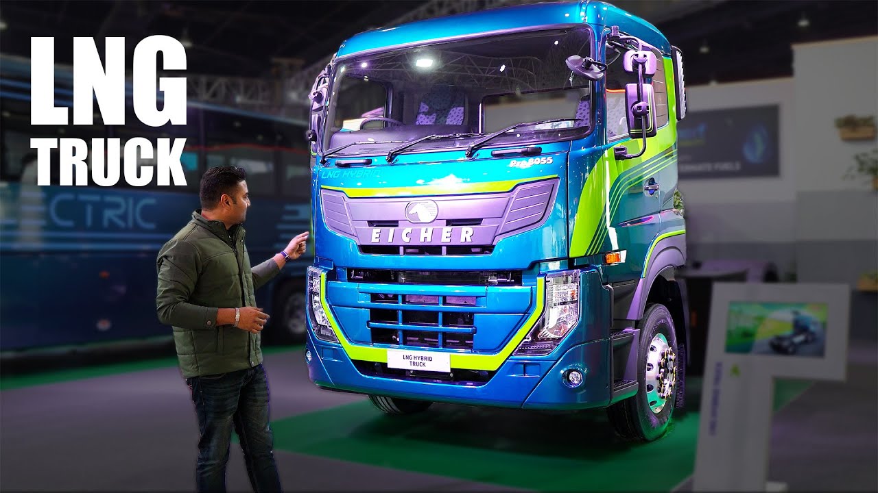 Liquefied Natural Gas - LNG Truck With CNG - Eicher Pro 8055 Truck Full Details