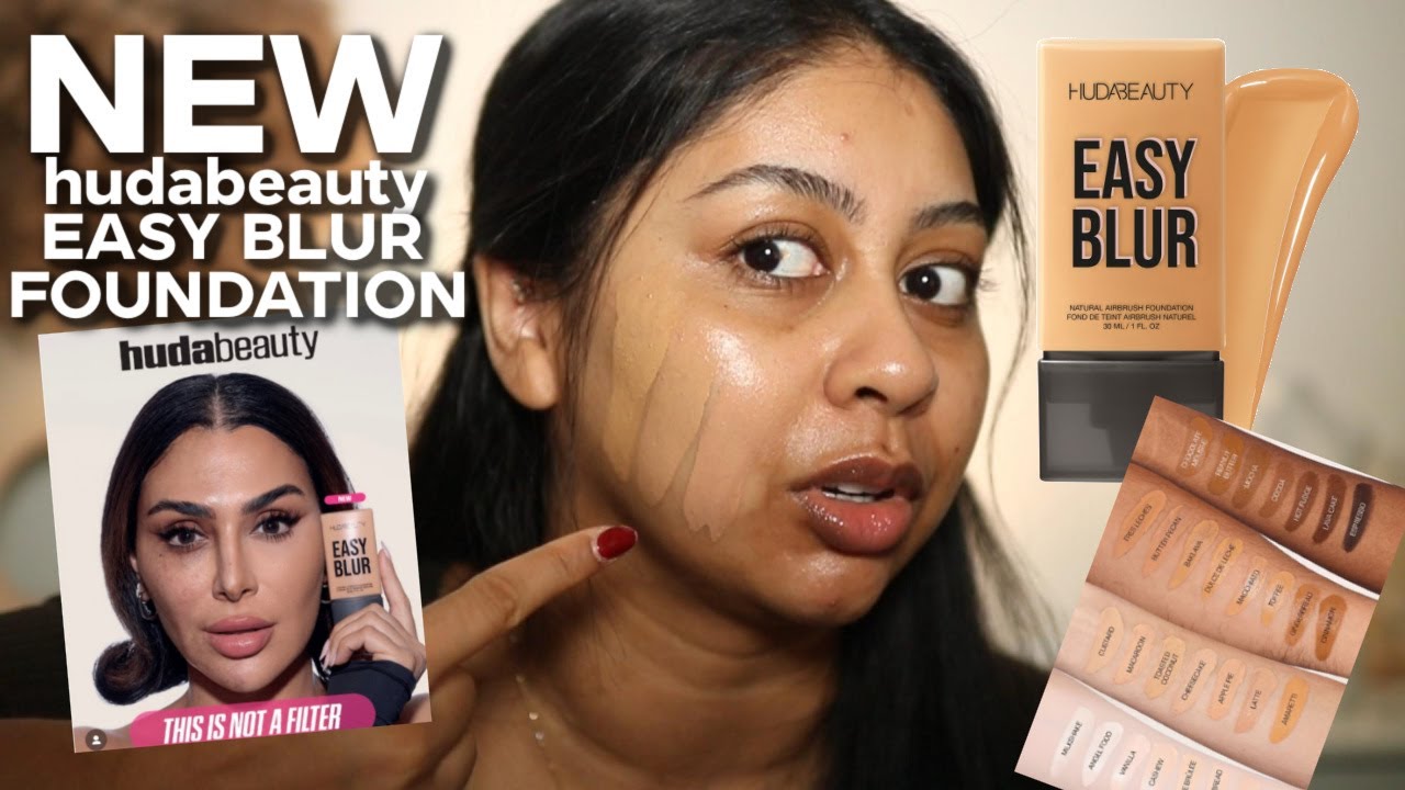 Стоит ли покупать новый тональный крем Huda Beauty Easy Blur?! Тест на стойкость: 10 часов