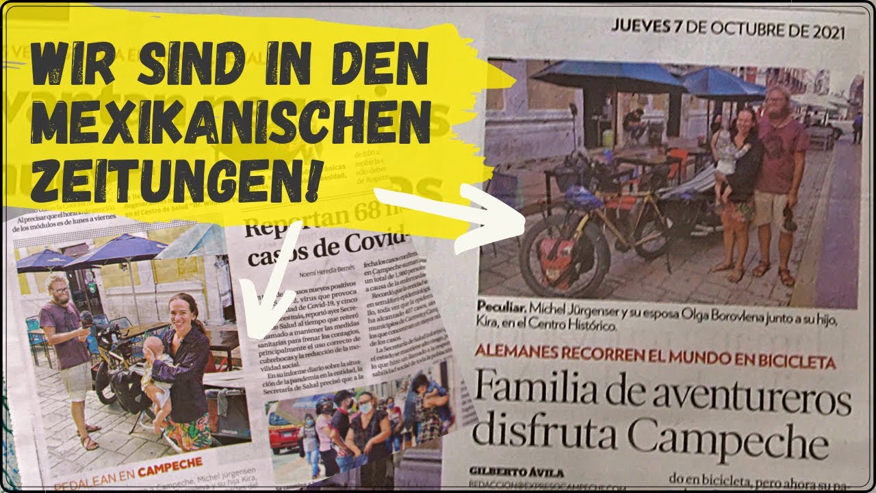 [#168] »Abenteurer Familie genießt Campeche« // Radreise mit Baby in Mexiko
