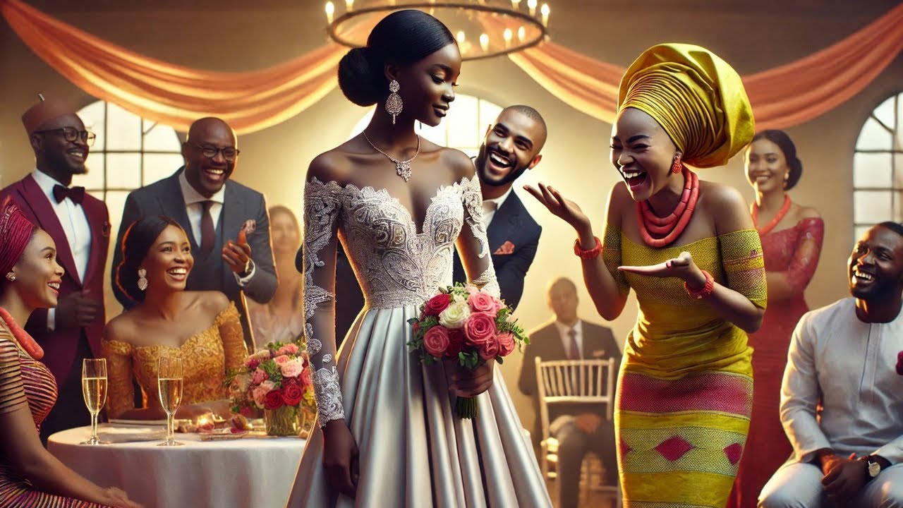 At her engagement her aunt mocked her dress, until the designer revealed…#folktales