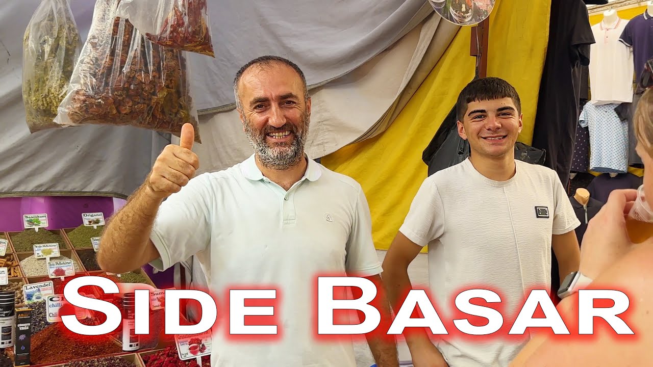 ANTALYA SiDE BAZAAR 2024. Heute. Side Samstag markt stadt.Türkei 2024 #sideturkey  #bazaar