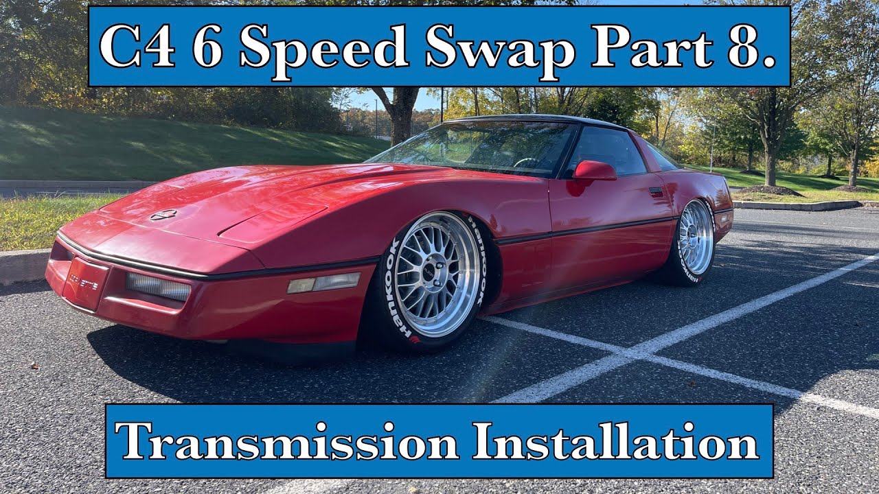 C4 Six Speed Swap. Part 8. Transmission Prep and Installation.