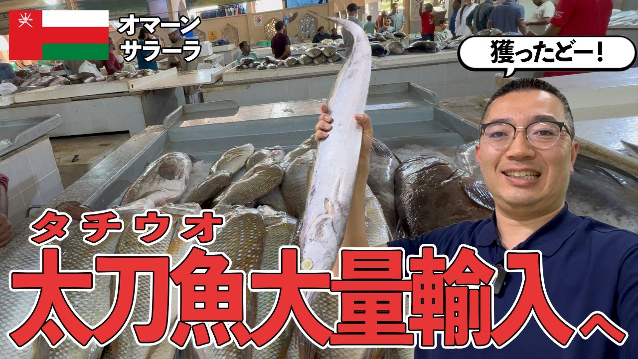 【大量輸入】中東オマーンから太刀魚を日本に届けるべく買い付け交渉の一部始終をお届けします