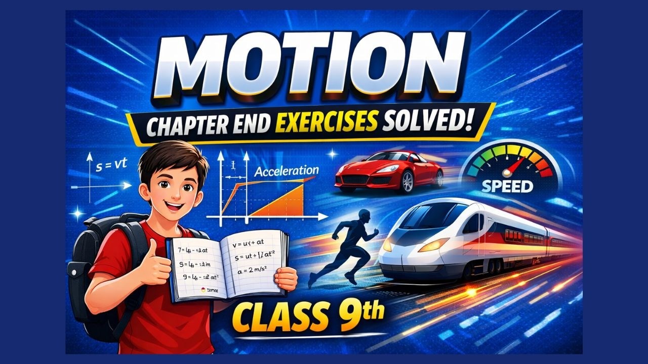 Class 9th Motion Exercise solved