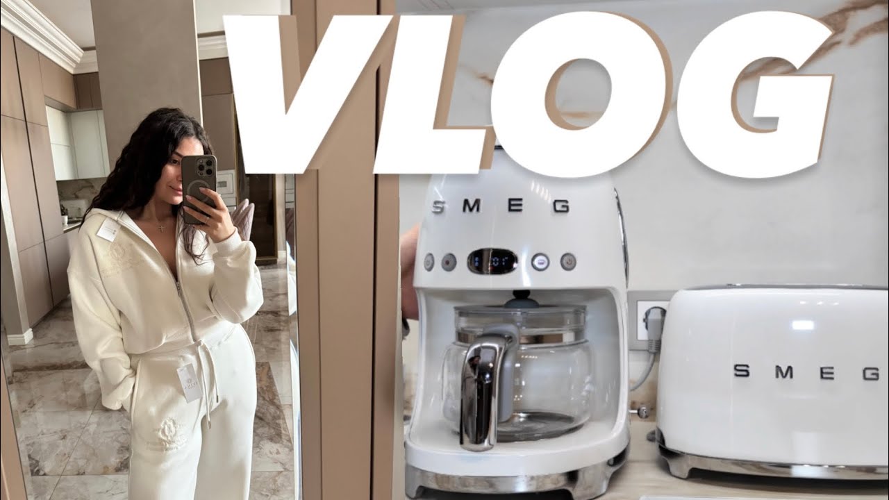 VLOG | Сніданок без світла. Огляд кавової машини Smeg. Пиріг з тіста філо. Цукрозамінники. 