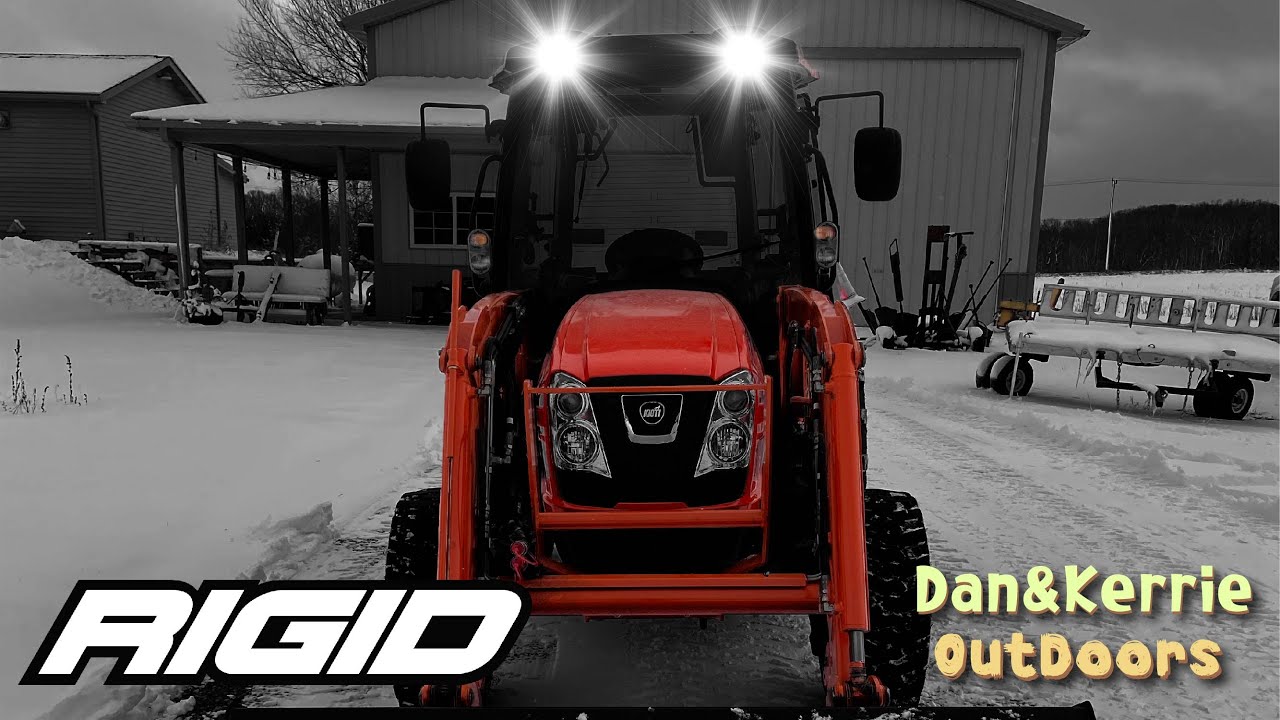 Kioti Tractor LED Lights - BIG UPGRADE!