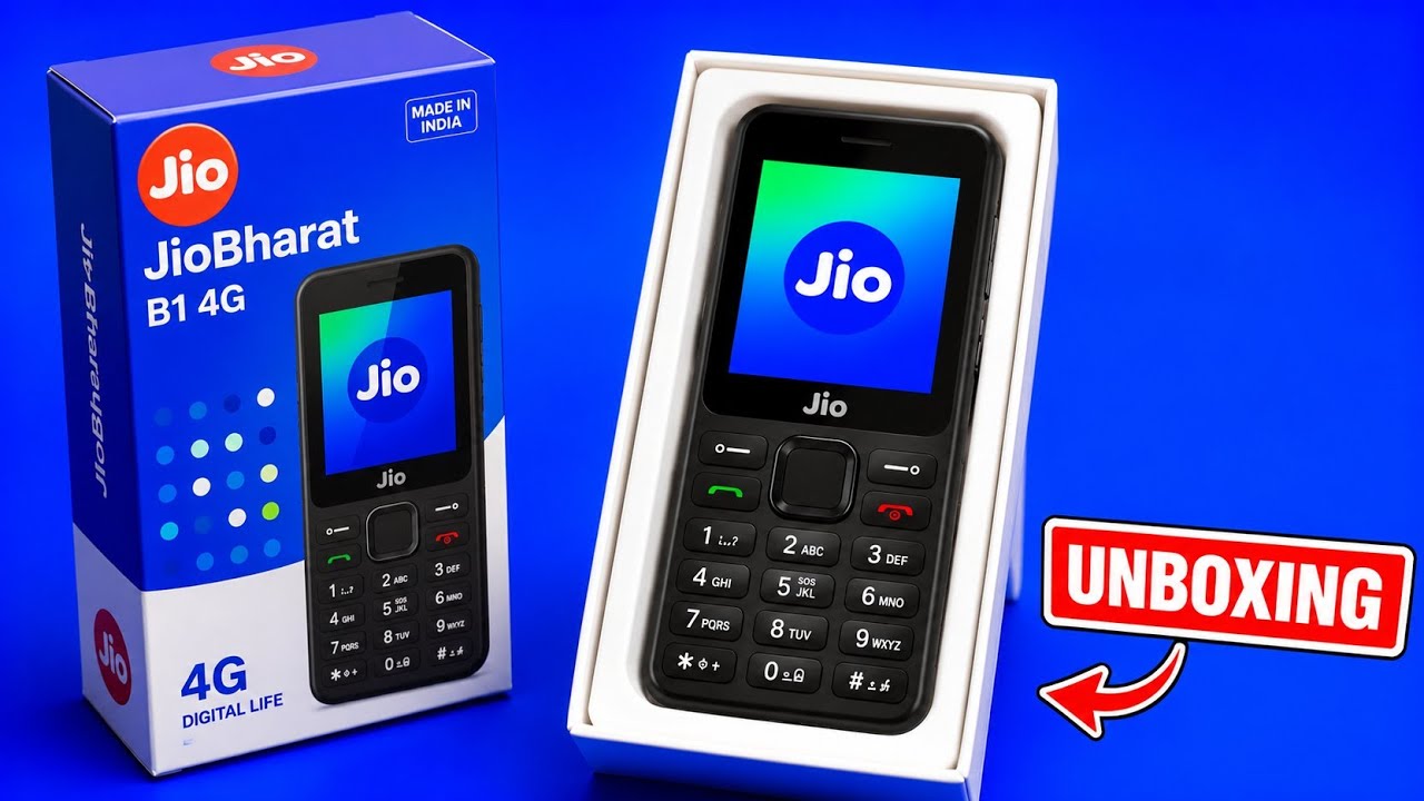 ⚡🥳Must Watch Jio Phone Unboxing 2026❤