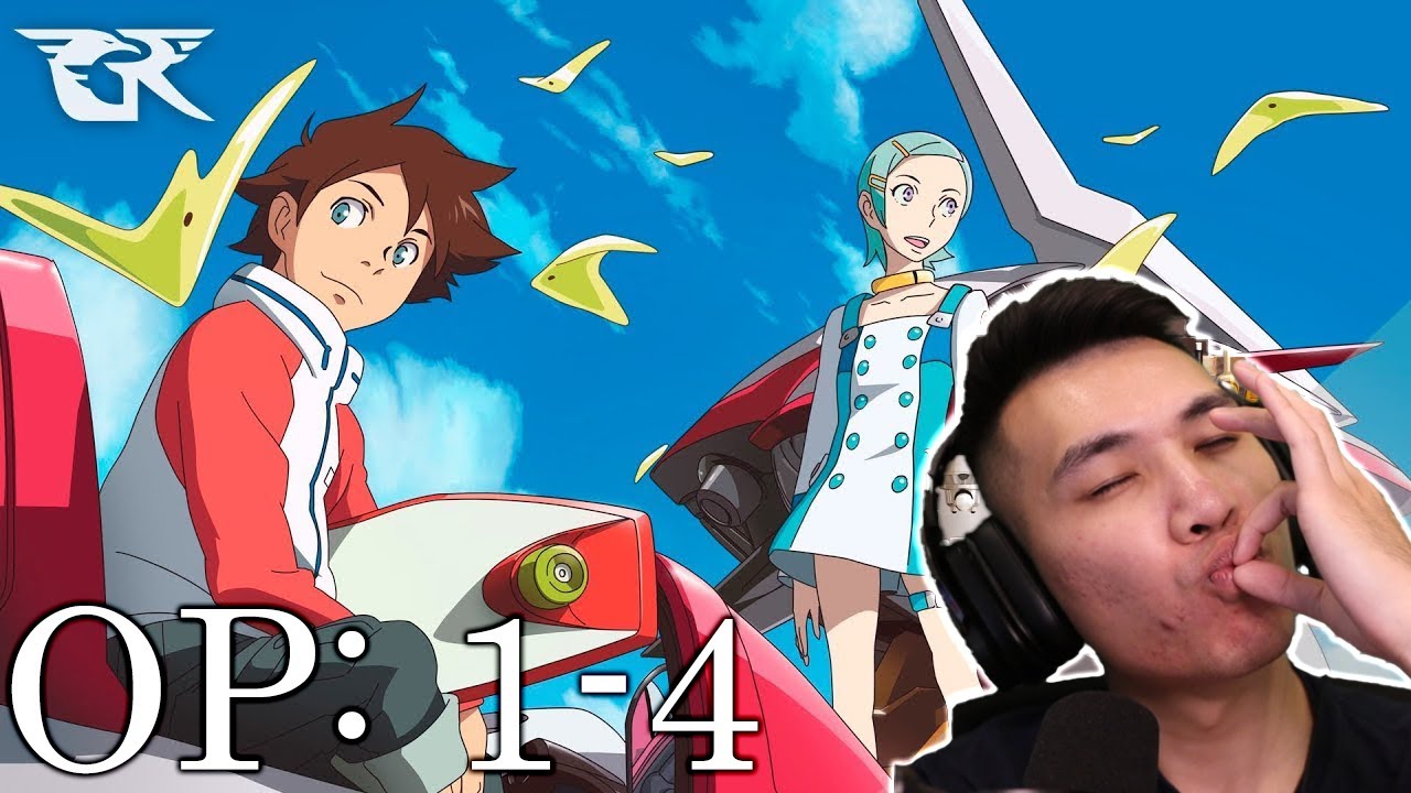 Eureka Seven Openings 1-4 Reaction And Discussion (Anime Blind Reaction)