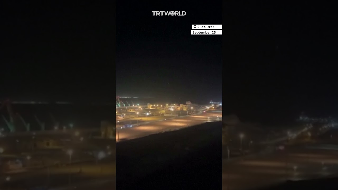 Explosion seen at Israel&rsquo;s Eilat port following drone attack