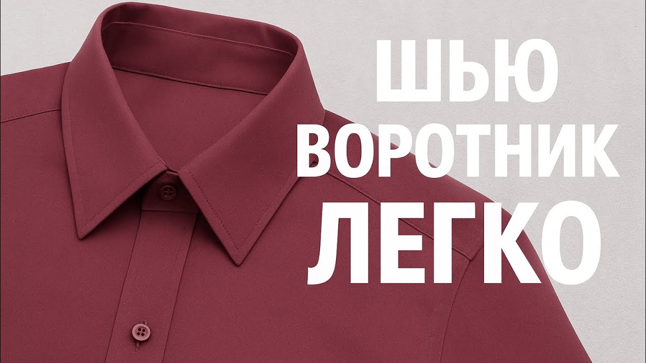 Рубашечный воротник: пошив шаг за шагом