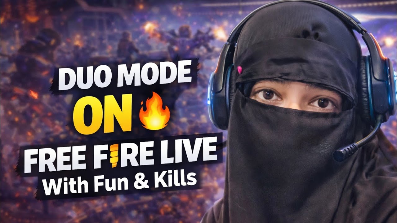 “Duo Mode ON 🔥 | Free Fire Live With Fun & Kills”