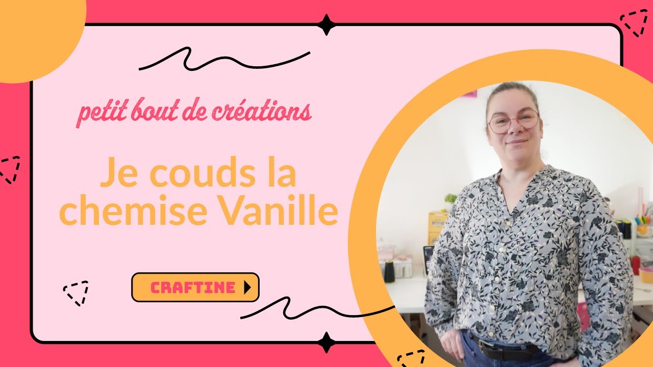 Je couds la chemise vanille de @Craftine offert par mon amie Christelle.
