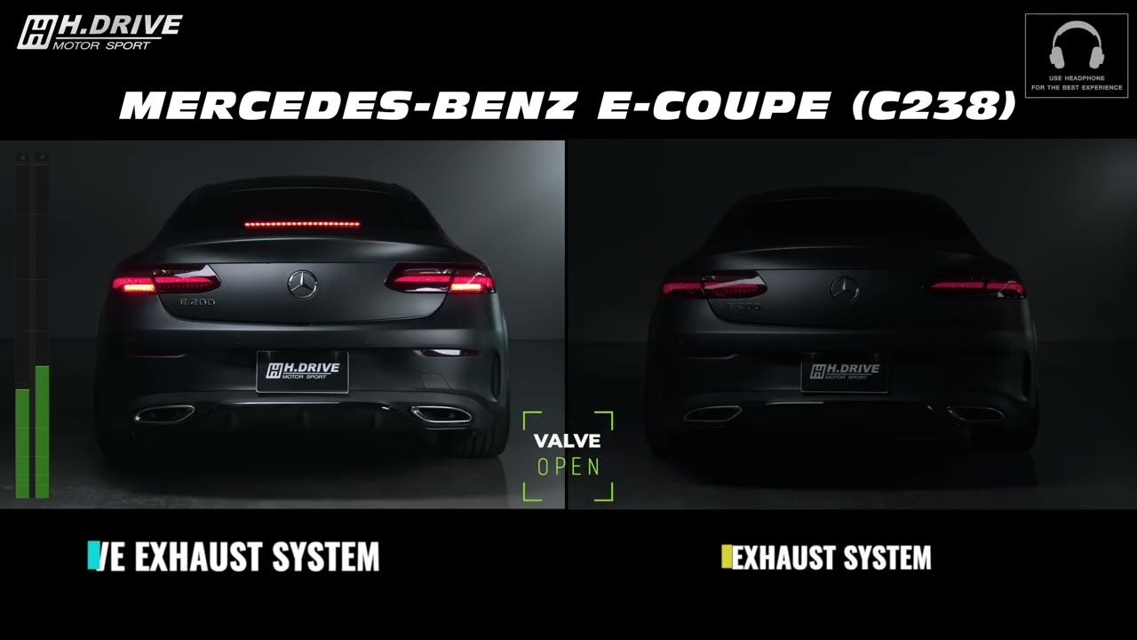 Mercedes-Benz E-Coupe (C238) - H.Drive Titanium Exhaust System