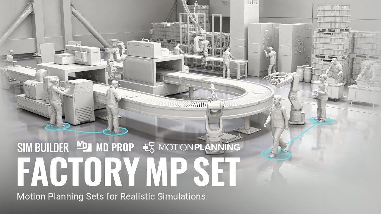 Smart Factory Animation Made Simple: Integrated Workflows with iClone | Factory MP Set