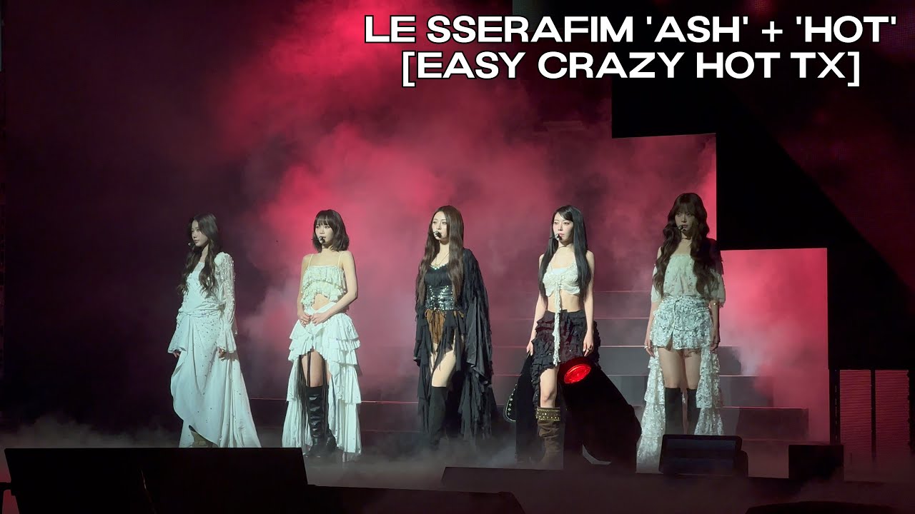 [4K] LE SSERAFIM (르세라핌) 'Ash' + 'HOT' - [EASY CRAZY HOT GRAND PRAIRIE]