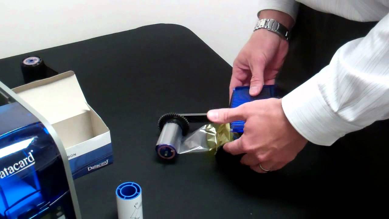 SD260 Datacard Printer - How to change the Ribbon