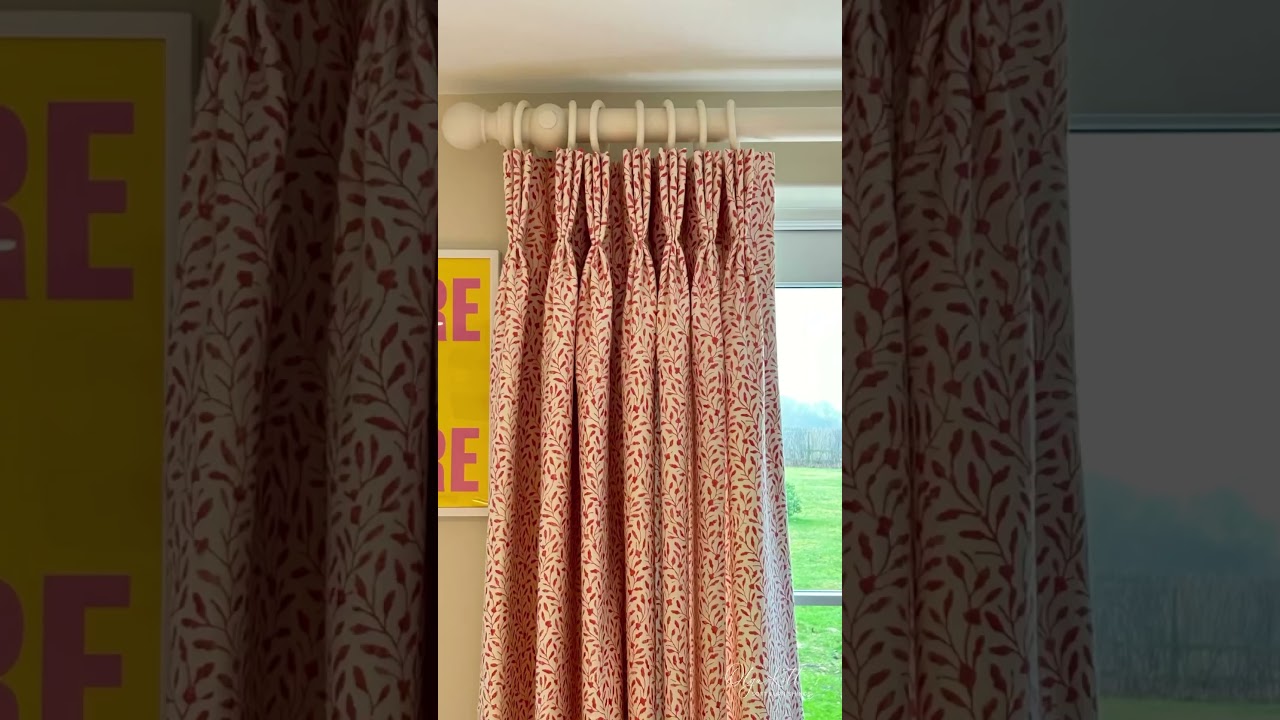 Wonder how to hang your curtains? Pinch pleat hooks 