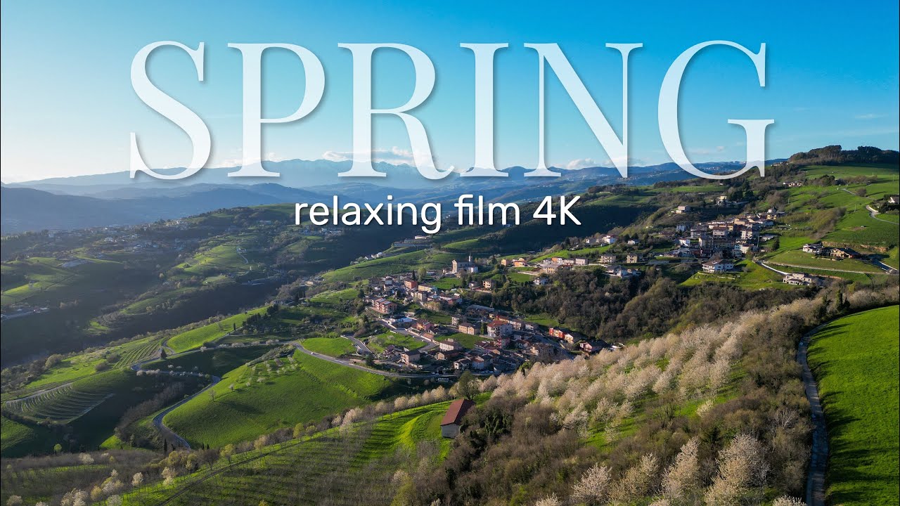 RELAXING VIEWS AND CALM MUSIC. GREEN ITALIAN HILLS