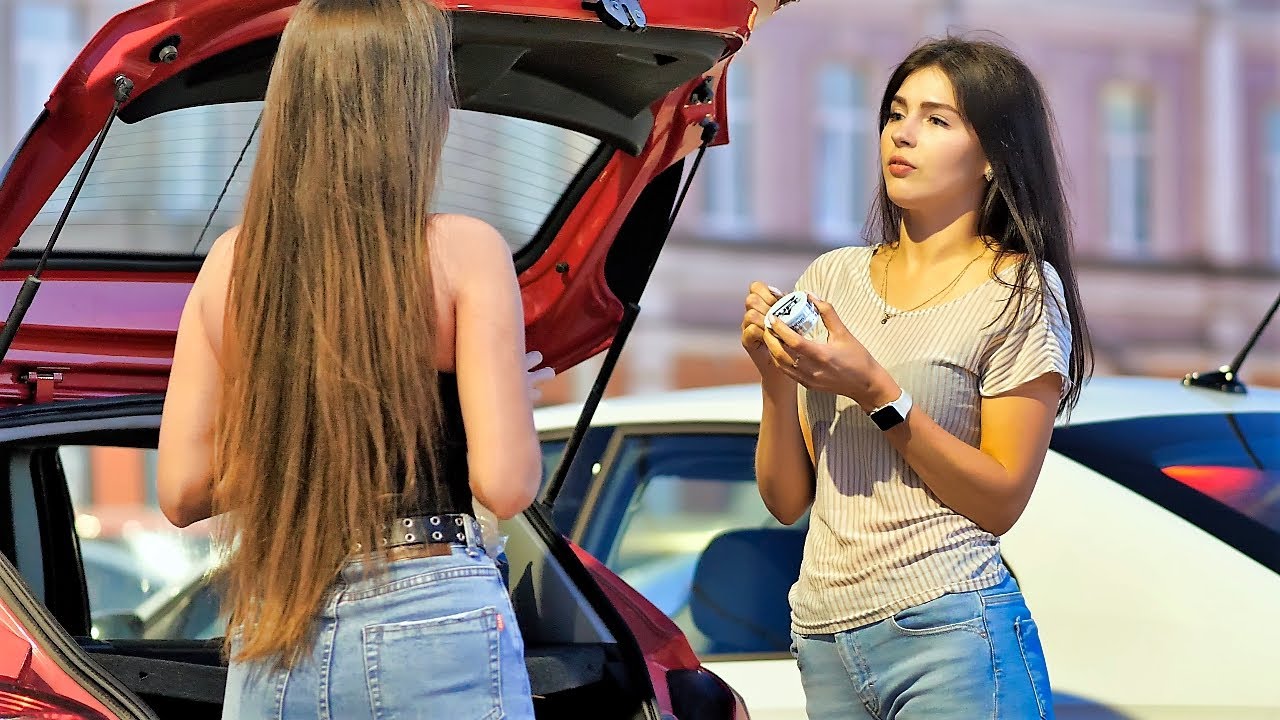 Russian Girls Walking Late In The Evening  Part 39