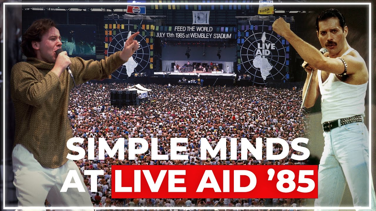 Simple Minds re-live Live Aid 1985 🌎
