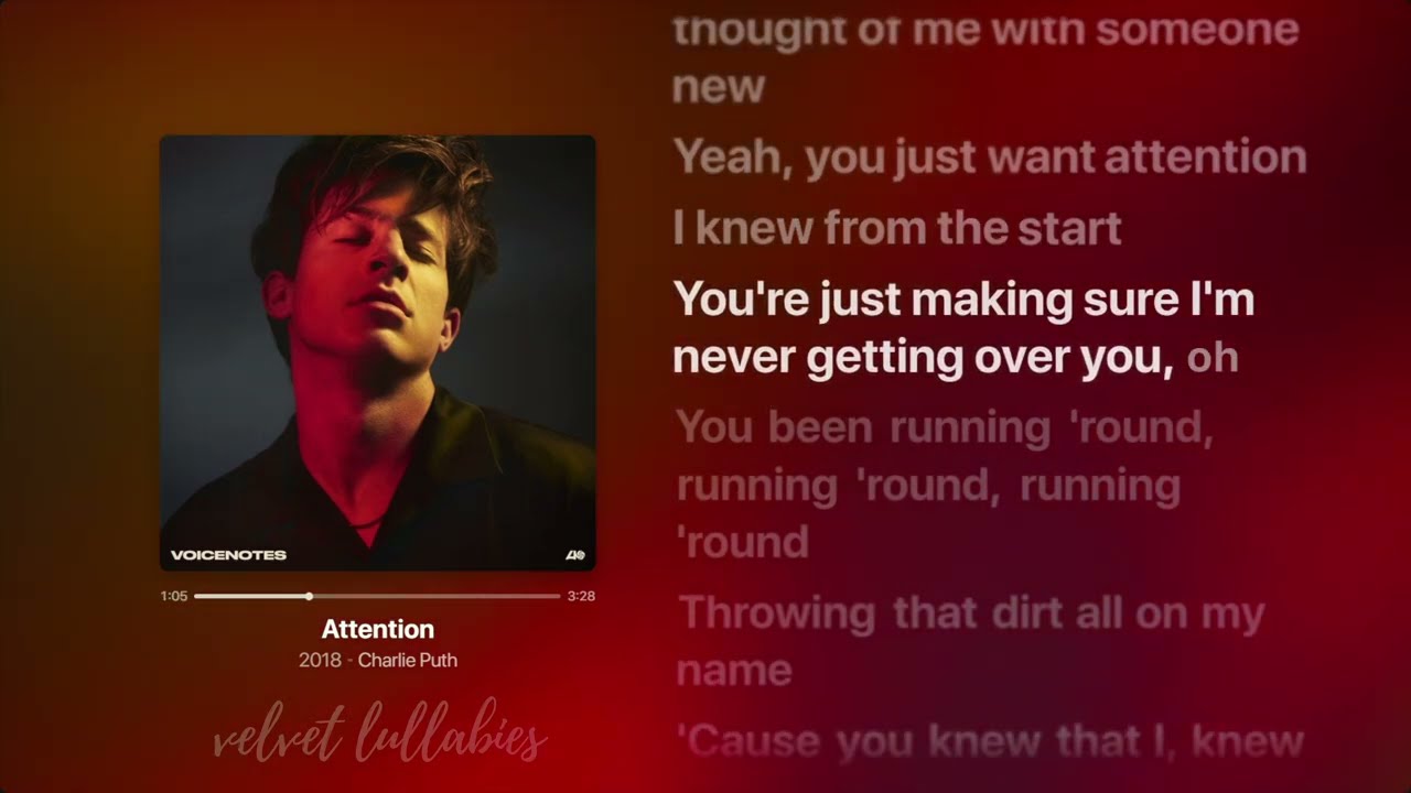 Charlie Puth - Attention (Lyrics)