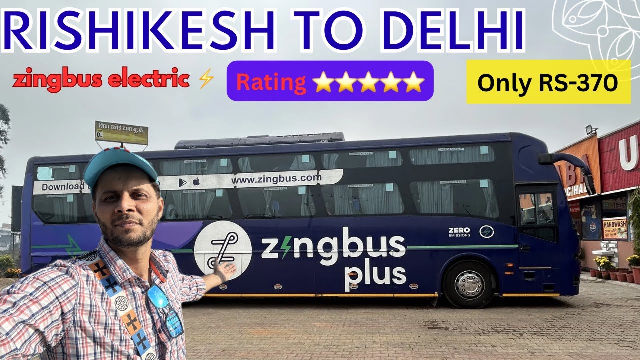 Rishikesh to Delhi by bus 🚌 only -RS-370 Rishikesh to Delhi by Volvo bus complete information 