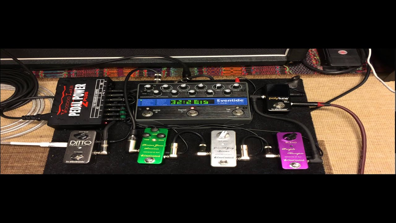 One Control - Purple Humper - Granith Grey Booster - Persian Green Screamer II