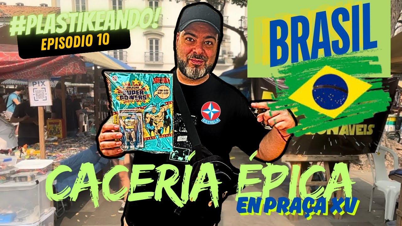 CACERÍA ÉPICA DE JUGUETES VINTAGE EN EL MERCADILLO DE LA PRAÇA XV DE RIO DE JANEIRO DE BRASIL  #toys