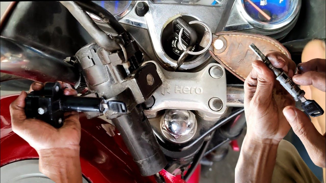 motorcycle ki handle lock agar kam na Karen repair kaise dekhiae