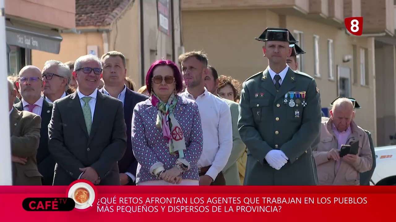 Jefe Comandancia de la Guardia Civil Salamanca, Teniente Coronel Arturo Marcos, invitado de Café TV
