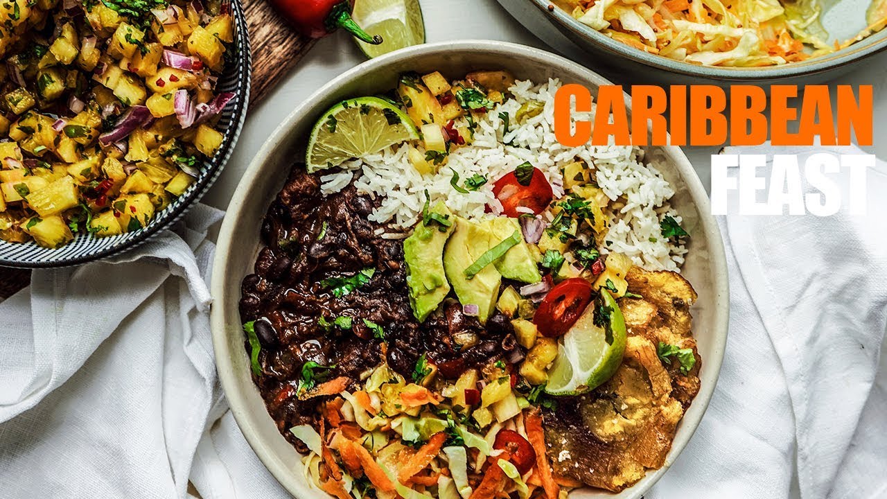 VEGAN CARIBBEAN FEAST 🔥vegan brown stew