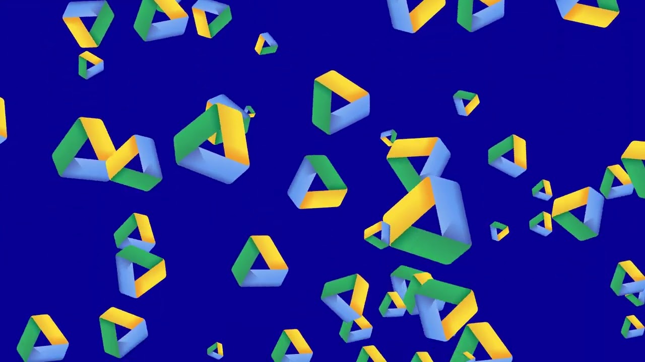 Google Drive Icons on Green Screen Background | COPYRIGHT FREE | HD