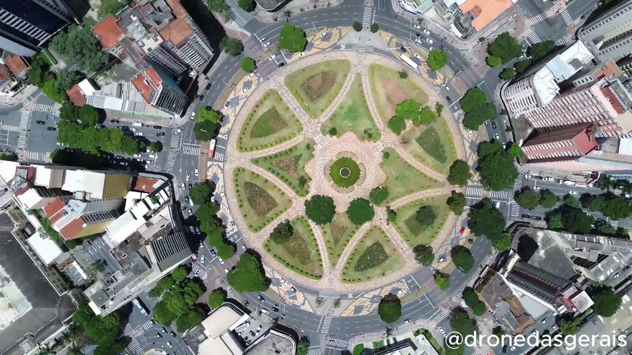Belo Horizonte - Praças da Assembléia e Raul Soares #belohorizonte #4k #drone #dji #djimini3