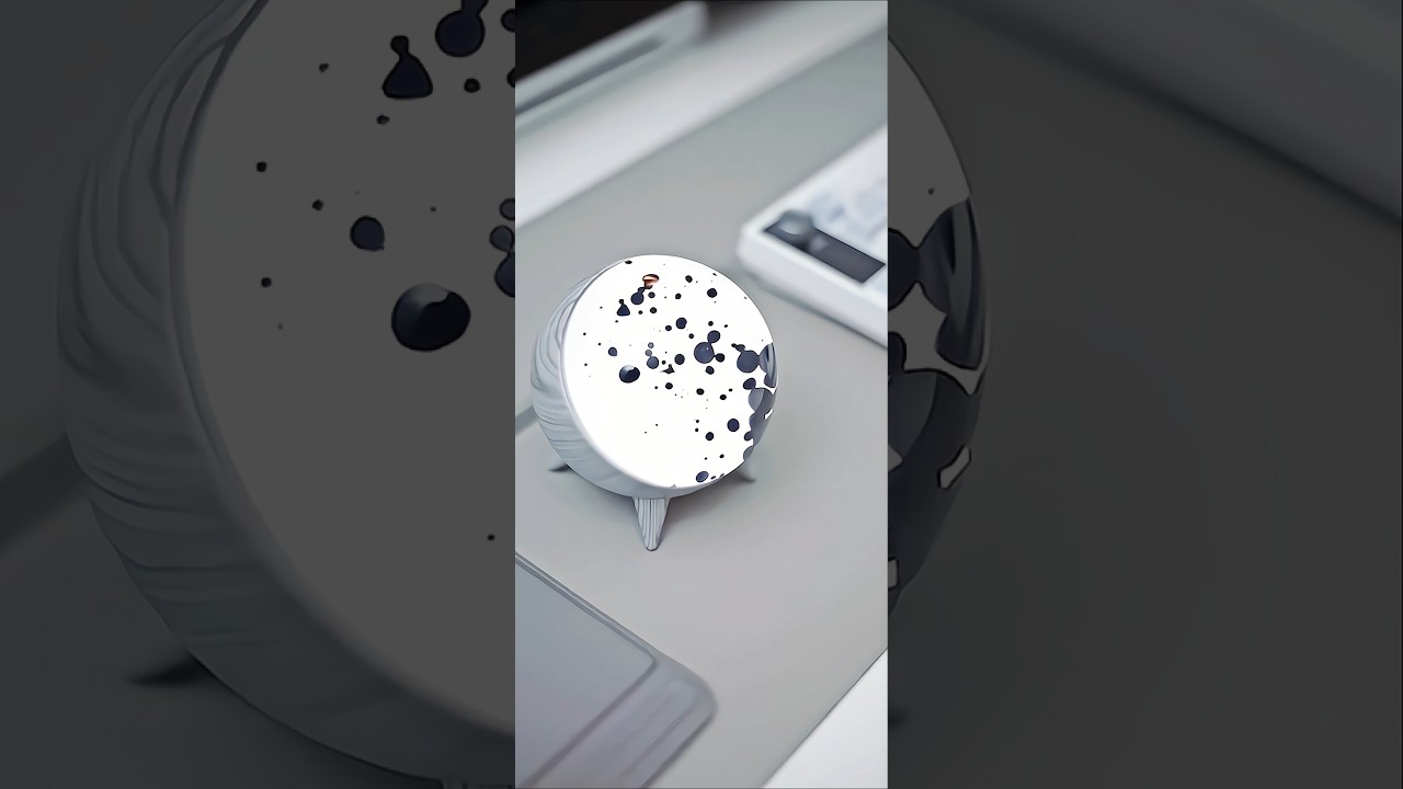 Ferrofluid🤯Symbiote Rhythm😲 Speaker Dancing Ferrofluid speaker🥳Venom #shorts #gadgets #ferrofluid