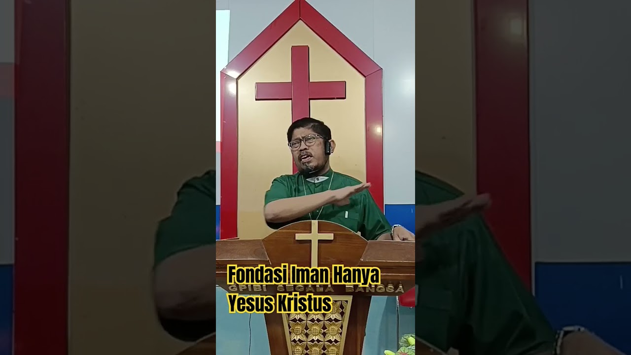 Fondasi Iman Hanya Yesus Kristus #ferdinandtambunan #shortsvideo