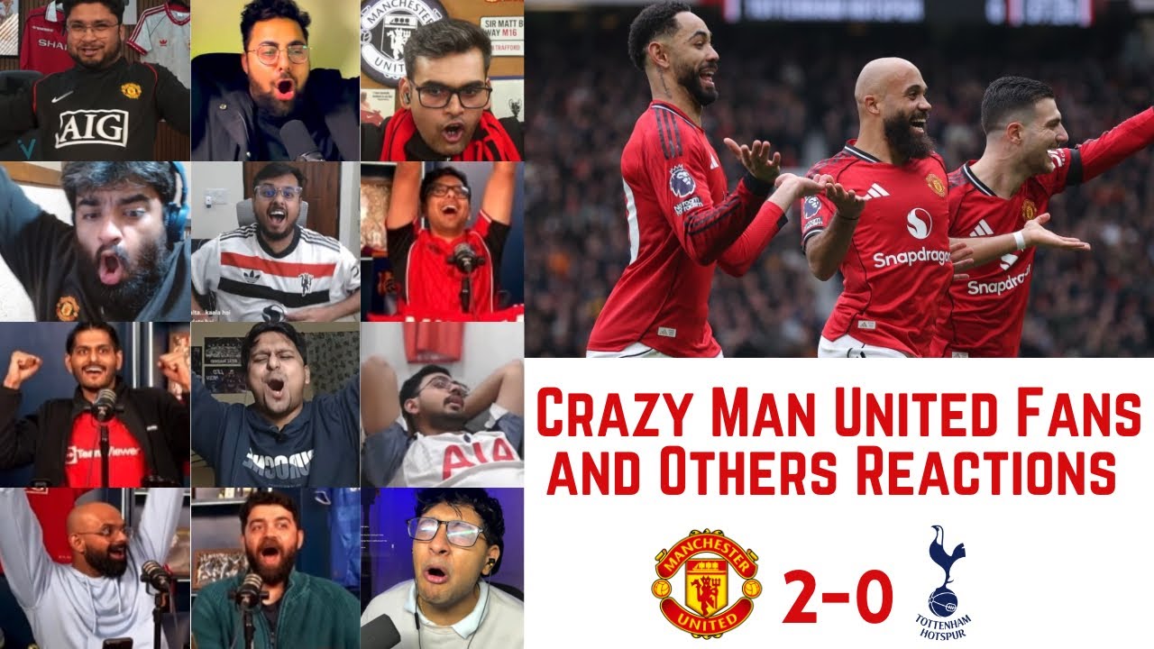 Crazy Man United Fans and Others Reactions to MAN UNITED 2-0 TOTTENHAM | Premier League GW 25